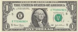Estados Unidos USA-P-537, "E",  1 $, Richmond, 2003, UNC