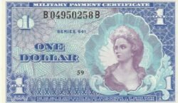 Estados Unidos USA-P-M68, 1$, Nº.- B04950258B, 1968, Look Scand, UNC