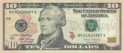 Estados Unidos USA-P-W545B "J", Kansas, 10 $, 2017, UNC