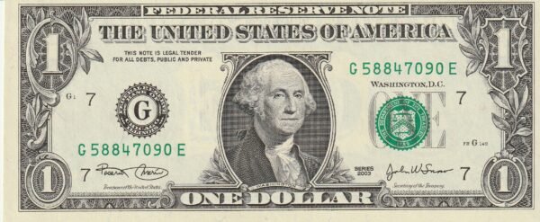 Estados Unidos USA-P-515a "G", 1 $, Chicago, 2003, UNC