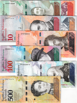 Venezuela VNZ-P-101/198,  Set 8 valores 2018, UNC
