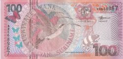Suriname SRM-P-149, 100 Gulden, 1-Enero-2000, UNC