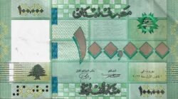 Lebano LEB-P-95(22), 100.000 Livres, 2022, Híbrido, UNC