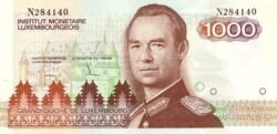 Luxemburgo LUX-P-59, 1.000 Fcos., 1985, UNC