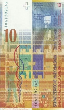 Suiza SWZ-P-67d(2), 10 Fcos., Sig: Raggenbass & Jordan, 2010, UNC
