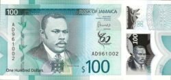 Jamaica JAM-P-W97, 100$, 2023, 60 Aniv. Independencia, Polímero, UNC