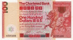 Hong Kong HKG-P-79, 100 $, 1-Enero-1980, The Chartered Bank, UNC