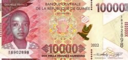 Guinea GUI-P-W49A(22), 10.000 Fcos., 2022, UNC
