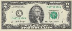 Estados Unidos USA-P-W545 "C", 2$, Cleveland "C", 2017A, UNC