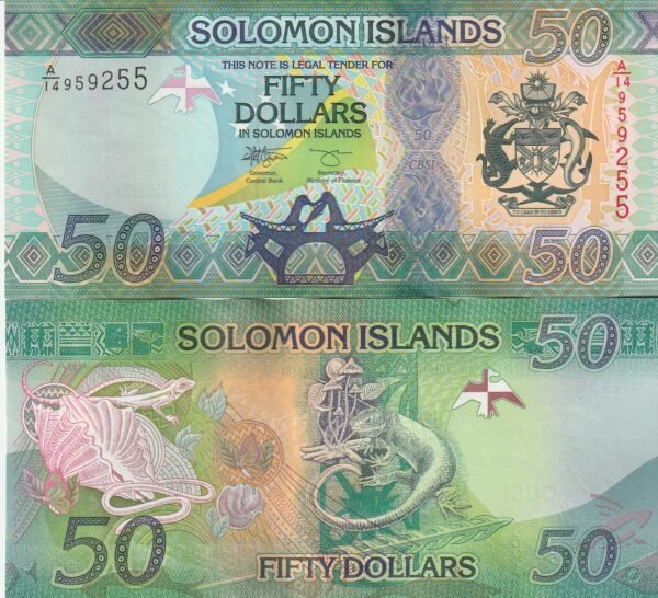 Islas Solomon SLM-P-New 50$, ND-2023, Híbrido, UNC