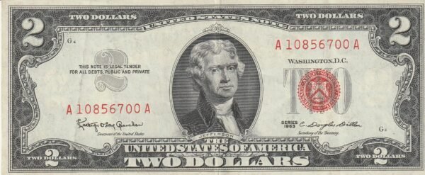 Estados Unidos USA-P-382a, 2$, 1963, XF-