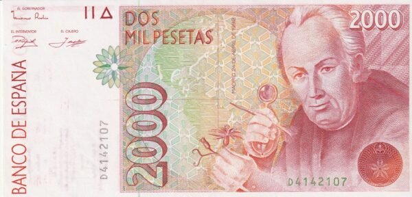 España ESP-P-162, 2.000 Ptas, 1992, Mutis, UNC