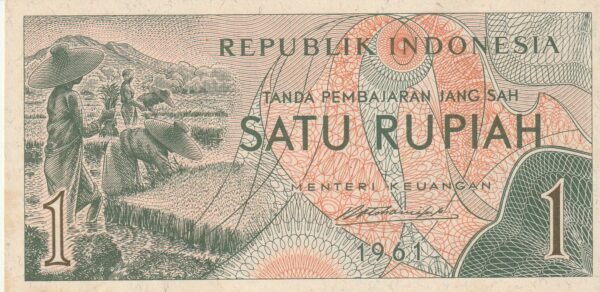 Indonesia IDN-P-78, 1 Rupiah, 1961, UNC