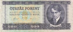 Hungría HGR-P-175a, 500 Forint, 1990, Look Scand, VF