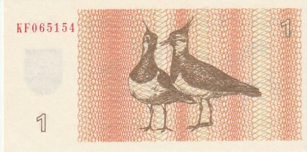 Lithuania LTH-P-39, 1 Talonas, 1992, UNC