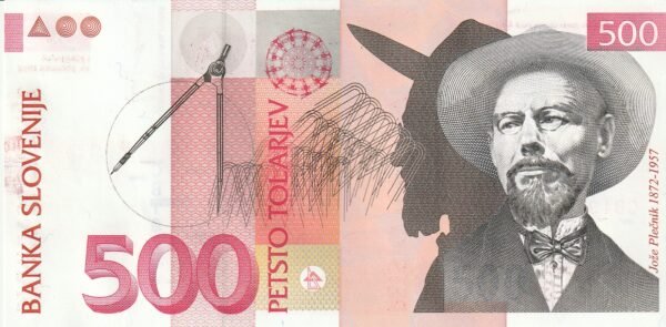 Eslovenia ESV-P-16a, 500 Tolarjev, 1992, UNC
