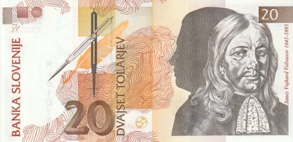 Eslovenia ESV-P-12, 20 Tolarjev, 1992, UNC