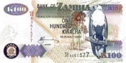 Zambia ZMB-P-38j, 100 Kwacha, 2011, UNC