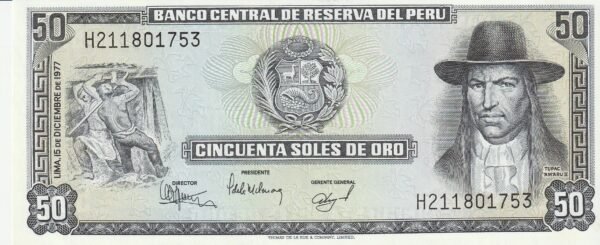 Perú PER-P-113, 50 Soles, 15-Diciembre-1977, UNC