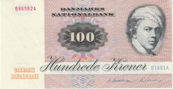Dinamarca DMK-P-51 "O", 100 Kroner, 1997, UNC