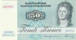 Dinamarca DMK-P-50 "N", 50 Kroner, 1997, UNC