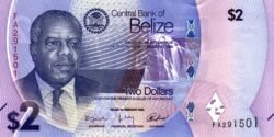 Belice BLC-P-W73, 2$, 2025, UNC