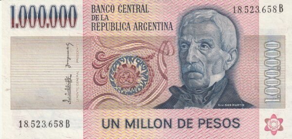 Argentina ARG-P-310(3), 1.000.000 Pesos, ND-1981/3, XF+