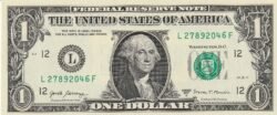 Estados Unidos USA-P-544 "L", 1$, San Francisco, 2017A, UNC