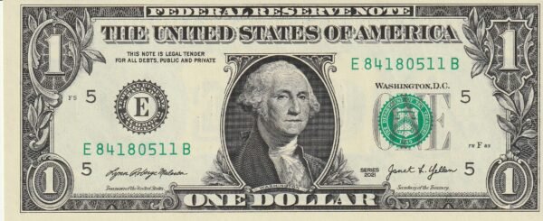 Estados Unidos USA-P-W549 "E" Richmond, 1$, 2021, Look Scand, UNC