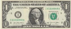 Estados Unidos USA-P-W549 "E" Richmond", 1$, 2021, Look Scand, UNC
