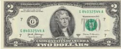 Estados Unidos USA-P-W545g, 2$, Chicago "G", 2017A, UNC