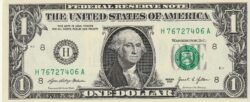 Estados Unidos USA-P-544 "H", 1 $, 2021, St. Louis, UNC