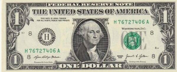 Estados Unidos USA-P-544 "H", 1 $, 2021, St. Louis, UNC