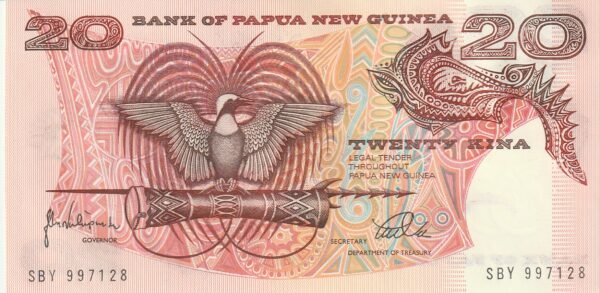 Papúa Nueva Guinea PNG-P-10c, 20 Kina, ND-1989/92, UNC