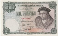 España ESP-P-133, 1.000 Ptas, Nº.- 2052318, 1946, Look Scand, XF