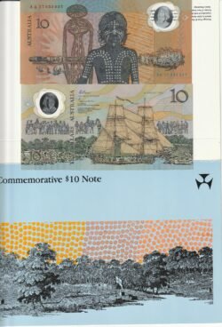 Australia ATL-P-49a, 10$, Folder Bicentennial of the British Settlement (1788-1988), Polímero, UNC
