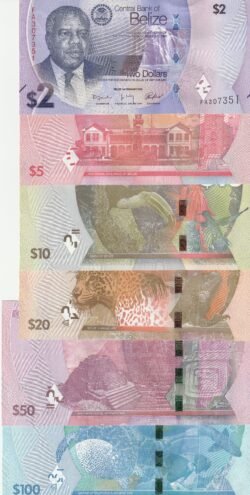 Belice BLC-P-W73/W78, Set 6 valores 2025, UNC