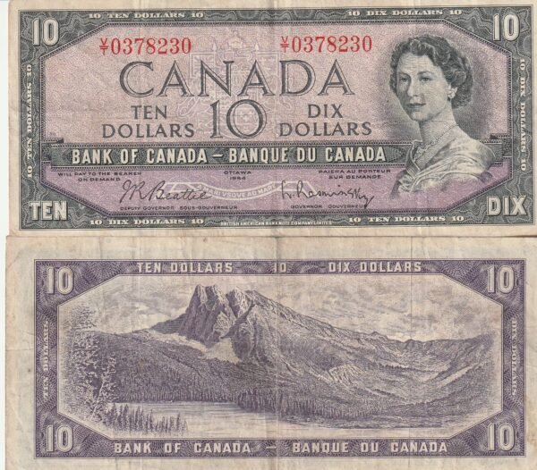 Canada CAN-P-79, 10 $, 1954, VF+