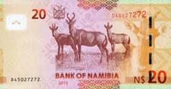 Namibia NMB-P-12b, 20 N$, ND-2013, UNC
