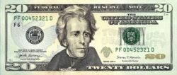 Estados Unidos USA-P-546f, 20$, 2017A, Atlanta, Sig.: Carranza & Mnuchin, UNC