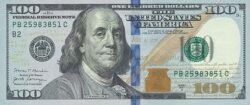 Estados Unidos USA-P-W548 "F-6", Atlanta, 100 $, 2017A, Franklin, UNC
