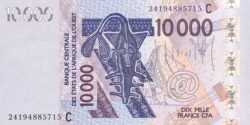 West Africa States(Burkina Faso-Alto Volta) BKN-P-318C(24), 2024, 10.000 Fcos., UNC