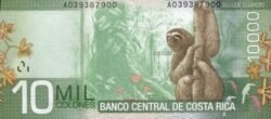 Costa Rica, CTR-P-277a, 10.000 Colones, 2-Sept.-2009, José Figueres Ferrer, Serie "A", UNC