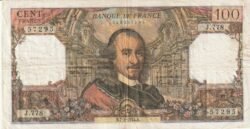Francia FRA-P-149d, 100 Fcos., 7-Febrero-1974, Nº.- 1943357295, Look Scand, Very Fine/ PH