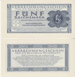 Alemania GER-P-M39, 5 Reichsmark, 1942, UNC