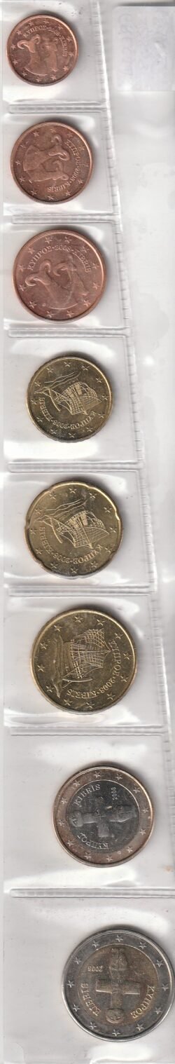 Grecia, Euros 2008, Tira Sin Circular