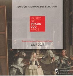 España, Set Cartera 9 monedas. FNMT EUROSET ESPAÑA, 200 AÑOS MUSEO DEL PRADO 1819-2019