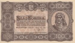 Hungría HGR-P-73b, 100 Koronas, 1923, Look Scand, UNC