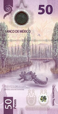 México MEX-P-W138(4), 50 Pesos, 27-Junio-2024, sign: Victoria Rodríguez Ceja & Isabel Morales Pasantes, Polímero, UNC