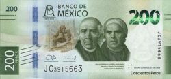 México MEX-P-W140(1), 200 Pesos, 27-Junio-2024, Sign: Galia Borja Gómez & Isabel Morales Pasantes, UNC